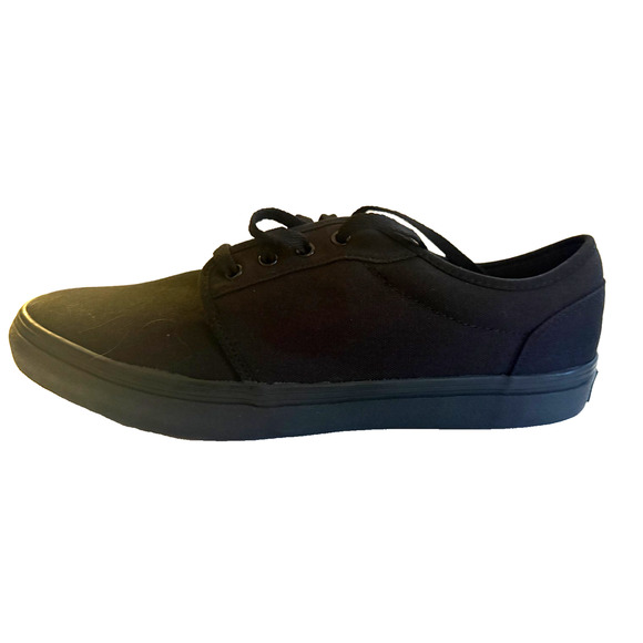 Shoes For Crews Merlin Canvas Work Sneakers Non-Slip Black Men’s 12 / Women's 13 - Picture 4 of 9